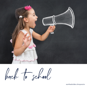Back to School - health checklist