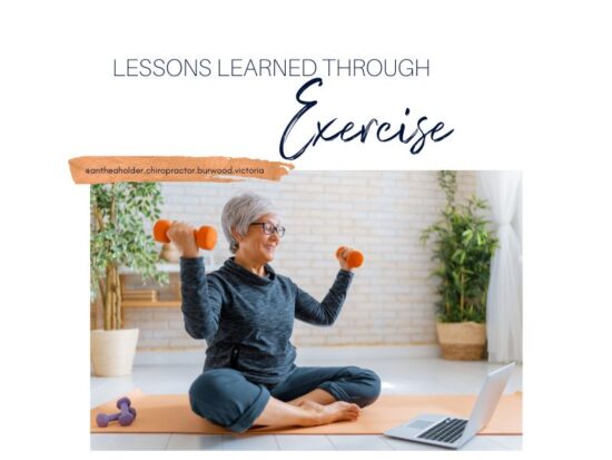 Lessons Learned From Exercise - Anthea Holder