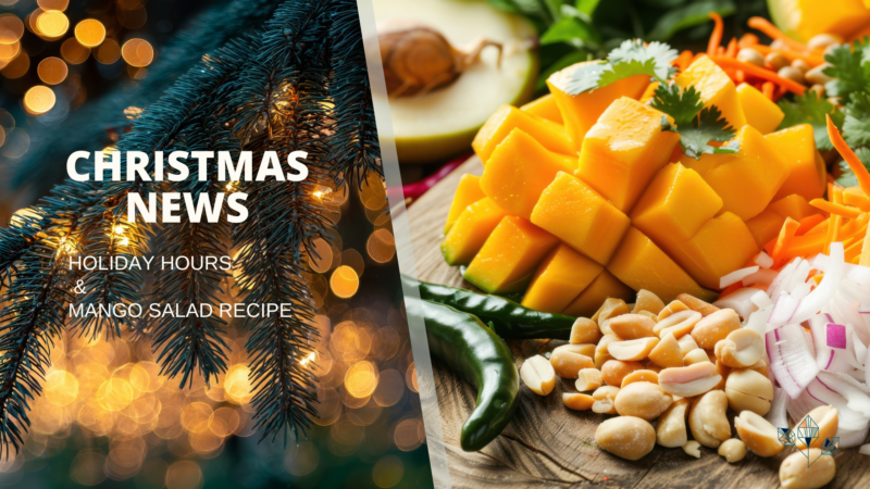 Christmas Hours and Mango Salad Anthea Chiropractor
